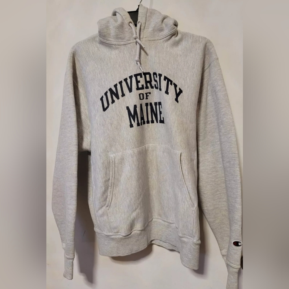 Champion Gray University of Maine Hoodie